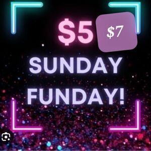 SALE- $5 & 7.00 SOME live/silent show listings. Only designated items Sunday